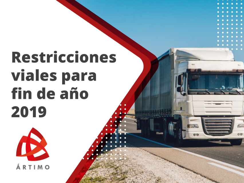 Restricciones Viales para fin de año 2019